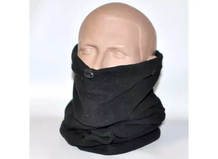 Баф флісовий, чорний
