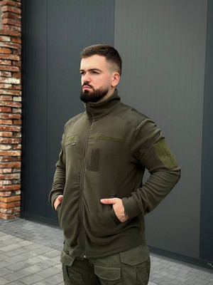 Светер флісовий Олива