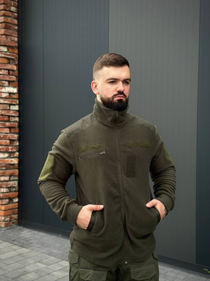 Светер флісовий Олива