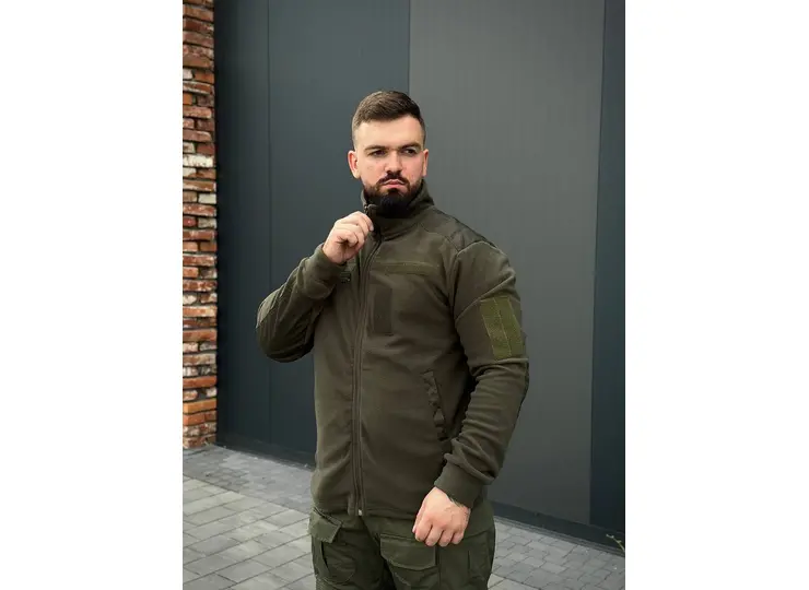 Светер флісовий Олива