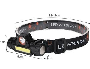 Налобний ліхтар LED USB TRIZAND