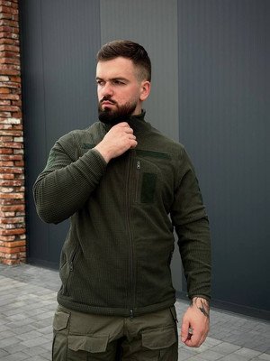 Флісова кофта R M Olive CUBE