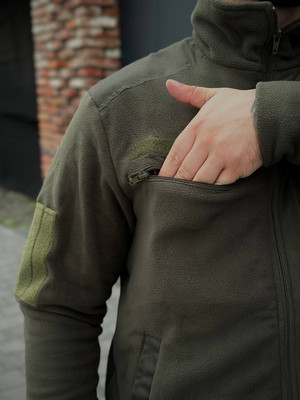 Флісова кофта B L Olive