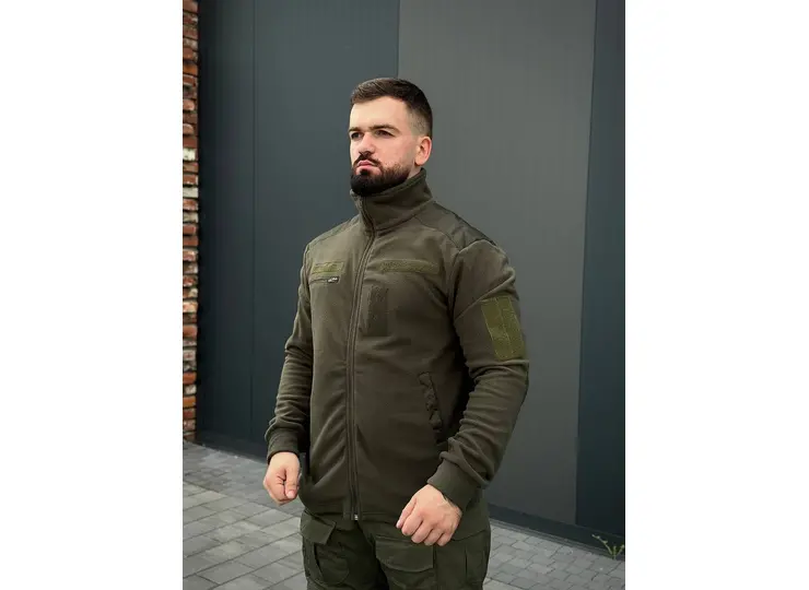 Флісова кофта B L Olive