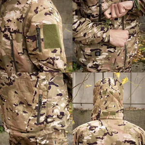 Куртка Soft Shell Dewspo мультикам на флісі