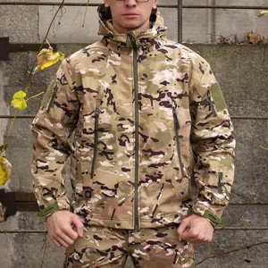 Куртка Soft Shell Dewspo мультикам на флісі