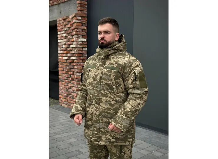 Бушлат зимовий Omniheat піксель 