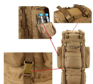 Рюкзак польовий з рамою 75L Coyote