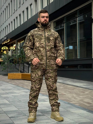 Тактичний костюм на флісі Soft Shell Хижак