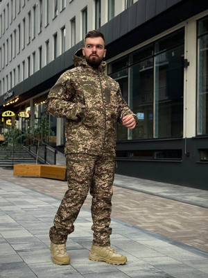 Тактичний костюм на флісі Soft Shell Хижак MILITARY