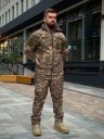 Тактичний костюм Soft Shell Піксель на флісі