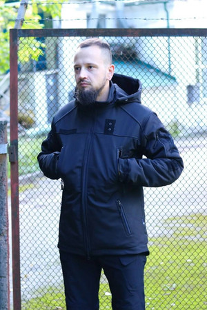 Куртка зимова Поліція V&Т SoftShell Чорна
