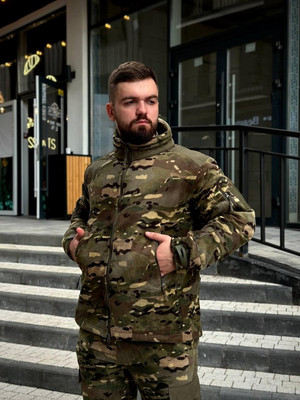 Флісовий костюм на хутрі Мультикам