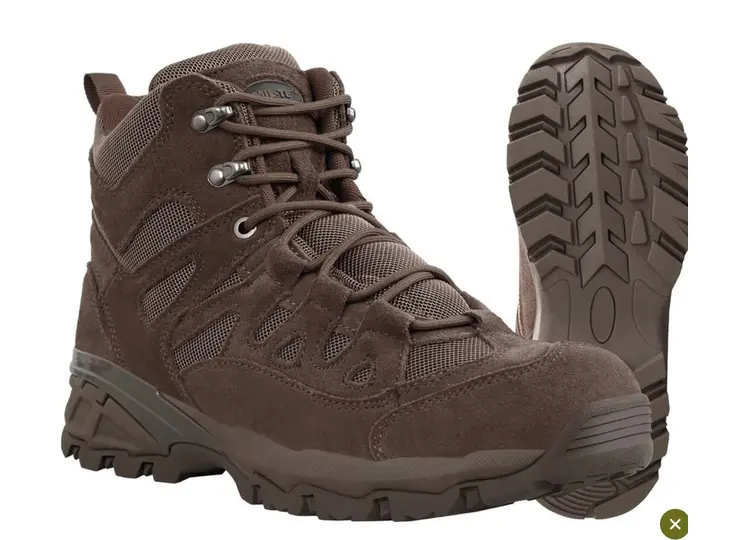 Черевики тактичні MIL-TEC Squad Boots 5 Inch Brown