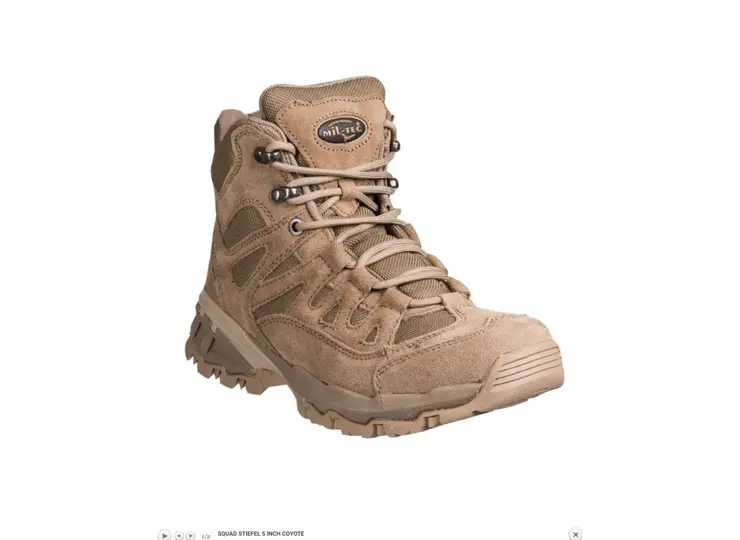 Черевики тактичні MIL-TEC Squad Boots 5 Inch Койот