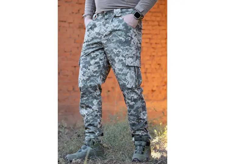 Штани зимові Soft-shell SMG Піксель