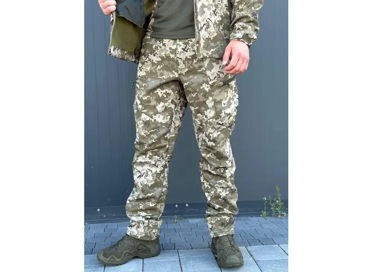 Штани Soft Shell Military Піксель