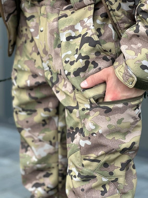 Штани Soft Shell Military Мультикам