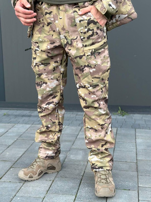 Штани Soft Shell Military Мультикам