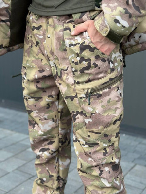 Штани Soft Shell Military Мультикам