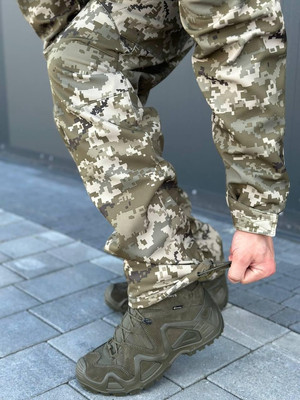 Штани Soft Shell Military Піксель коричневий