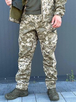 Штани Soft Shell Military Піксель коричневий