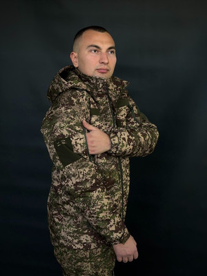 Куртка зимова V&Т SoftShell Max-Heat Хижак