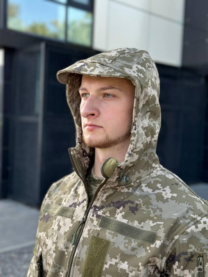 Куртка Softshell B&L піксель