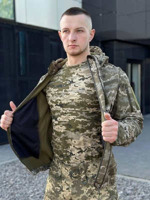 Куртка Softshell B&L піксель