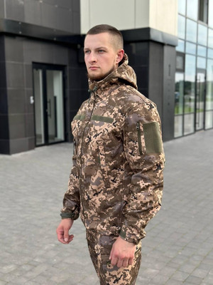 Куртка Softshell B&L піксель коричневий