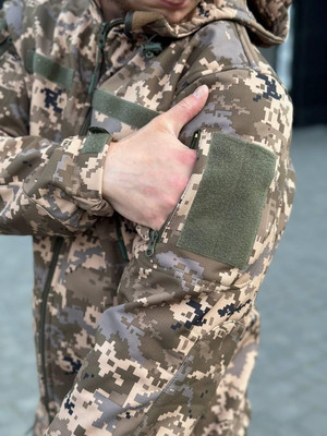 Куртка Softshell B&L піксель коричневий