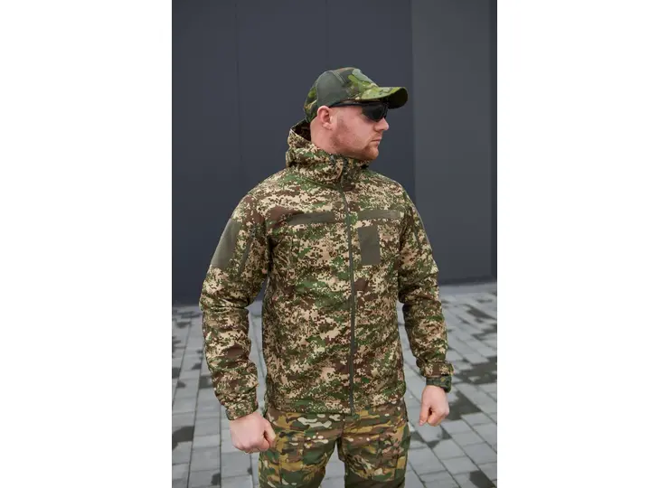Куртка Soft Shell Хижак Military