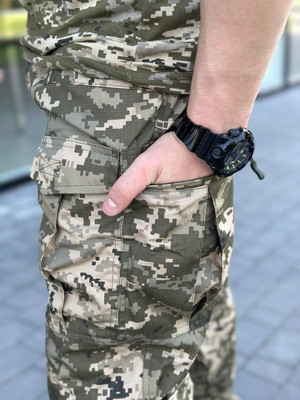 Штани Grifon утеплені Піксель