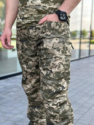 Штани Grifon утеплені Піксель