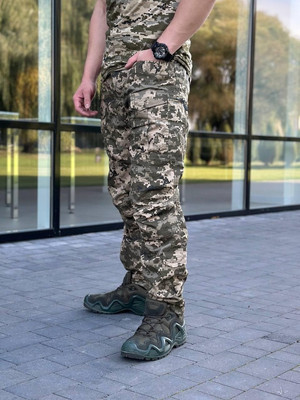 Штани Grifon утеплені Піксель