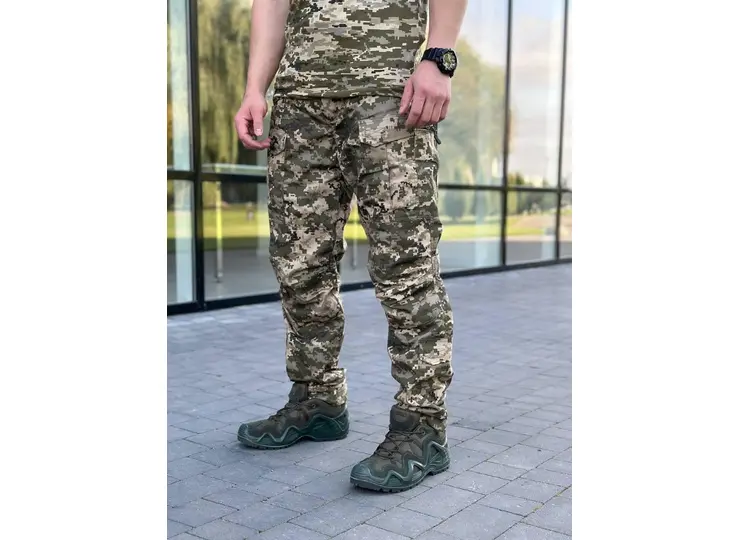 Штани Grifon утеплені Піксель