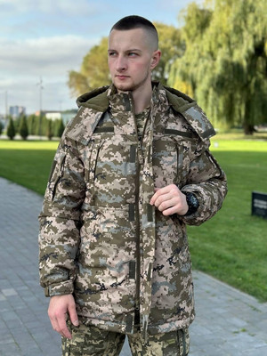 Куртка-бушлат зимова Піксель