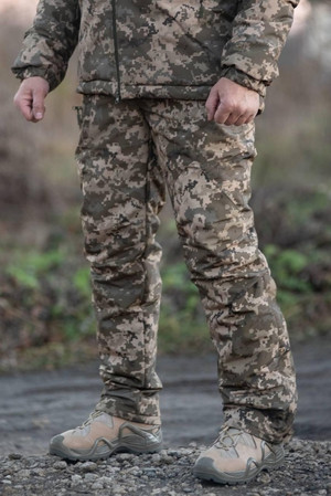 Штани зимові Nord Storm на підтяжках Піксель Military R+