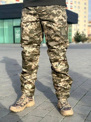 Штани флісові утеплені Піксель Зима